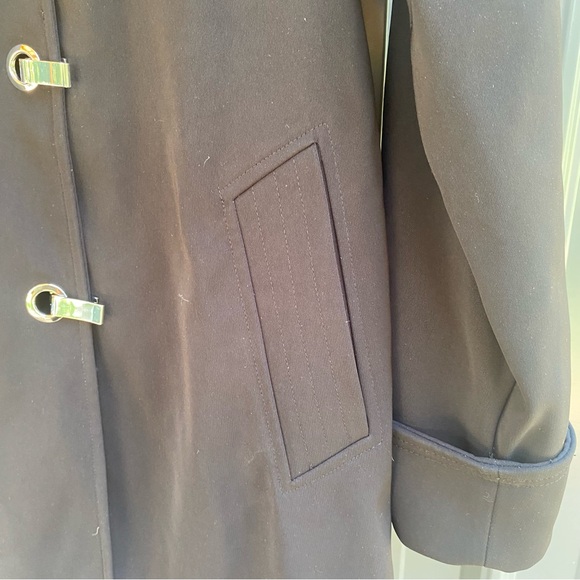 MICHAEL Michael Kors Trench Coat with Chrome Latch Closure - Picture 7 of 7